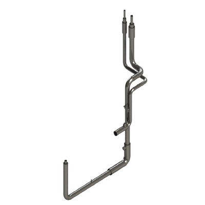 Vacuum insulated double wall pipe